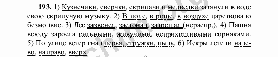 Номер 193 - ГДЗ по русскому языку 5 класс Ладыженская